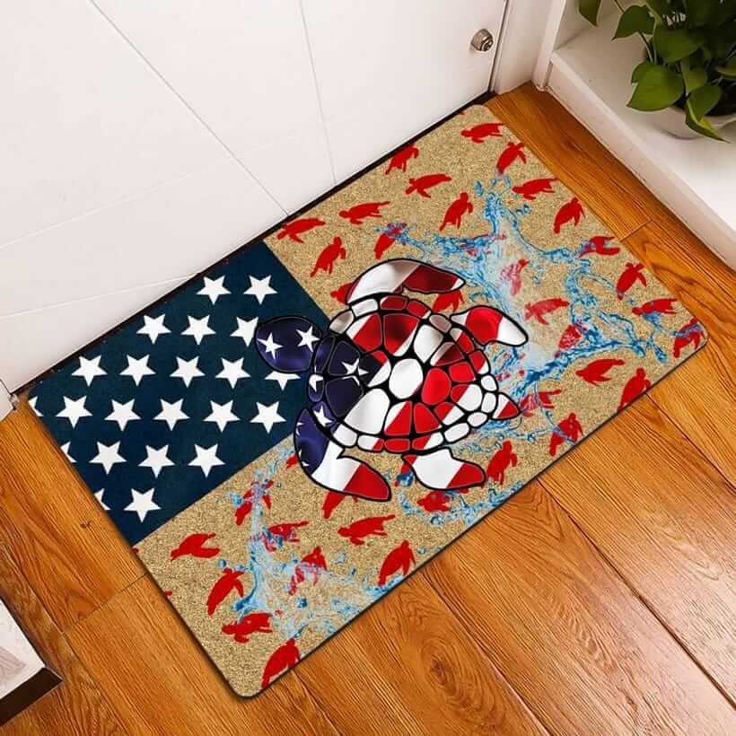 American Turtle Animal Doormats