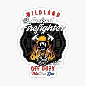 Best-seller stickers for retired firefighters No.1 Special stickers for retired firefighters